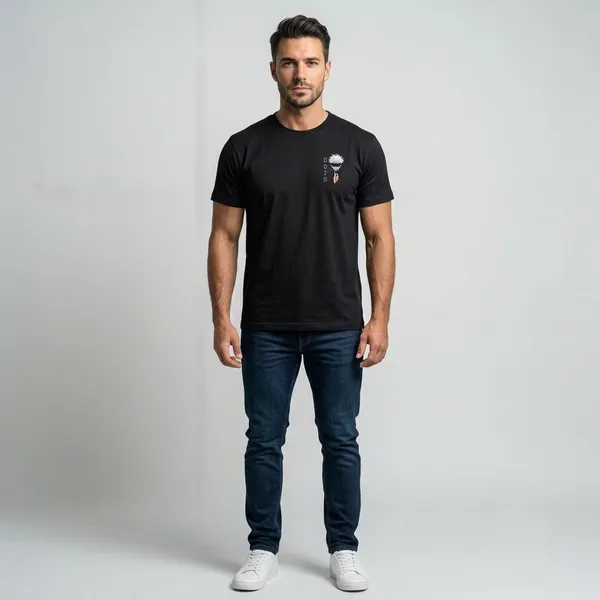 Black_Cotton_Graphic_Print_T-Shirt_For_Men