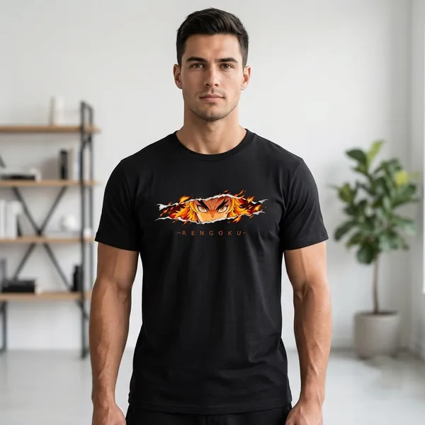 Black_Cotton_Graphic_Print_T-Shirt_For_Men