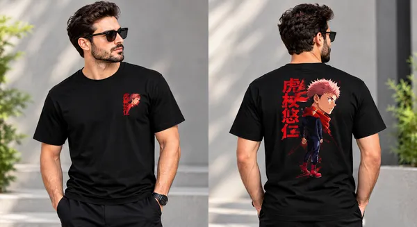 Black_Cotton_Graphic_Print_T-Shirt_For_Men