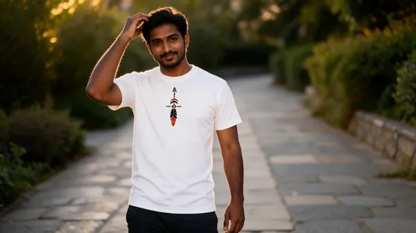 White_Cotton_Anime_Graphic_Print_T-Shirt_For_Men
