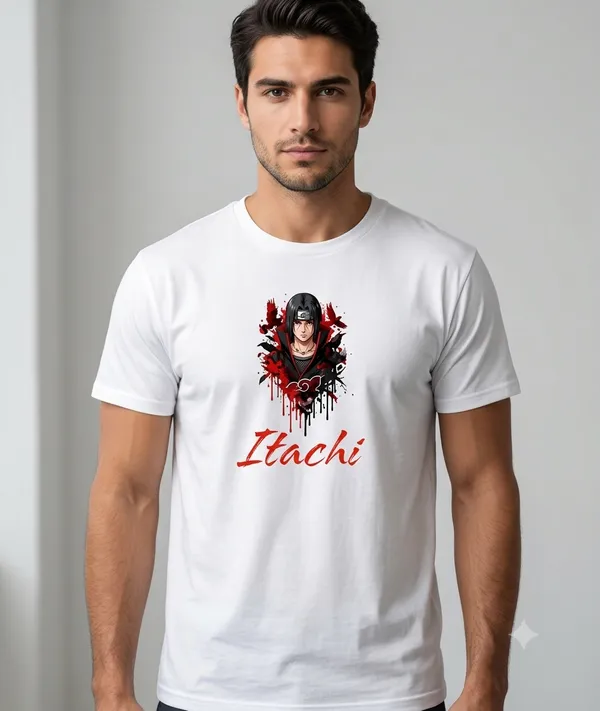White_Cotton_Graphic_Print_T-Shirt_For_Men