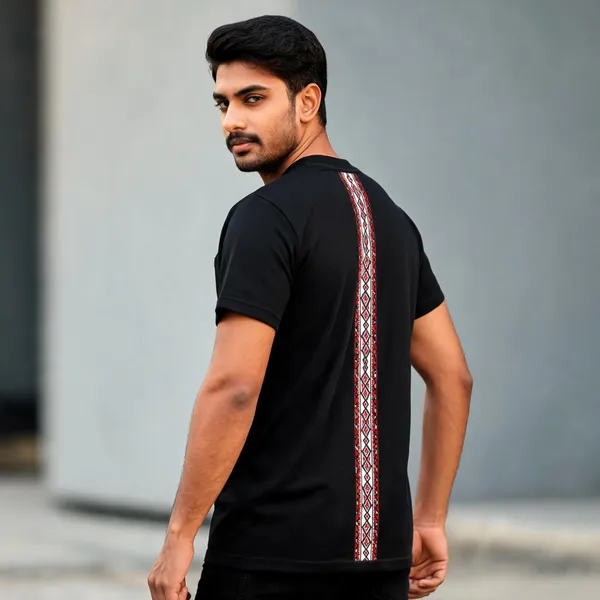 Black_Cotton_Regular_Fit_T-Shirt_For_Men