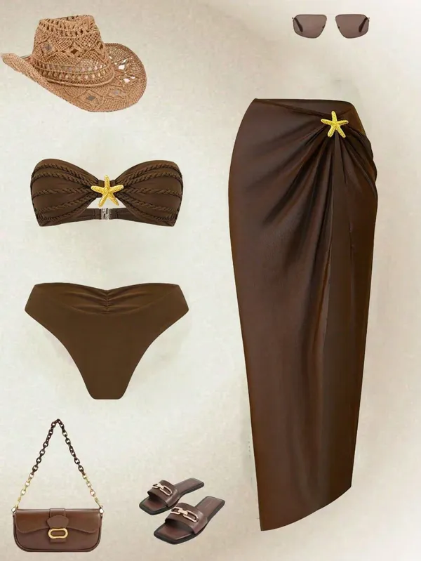 Brown_Beachwear_Set_for_Women