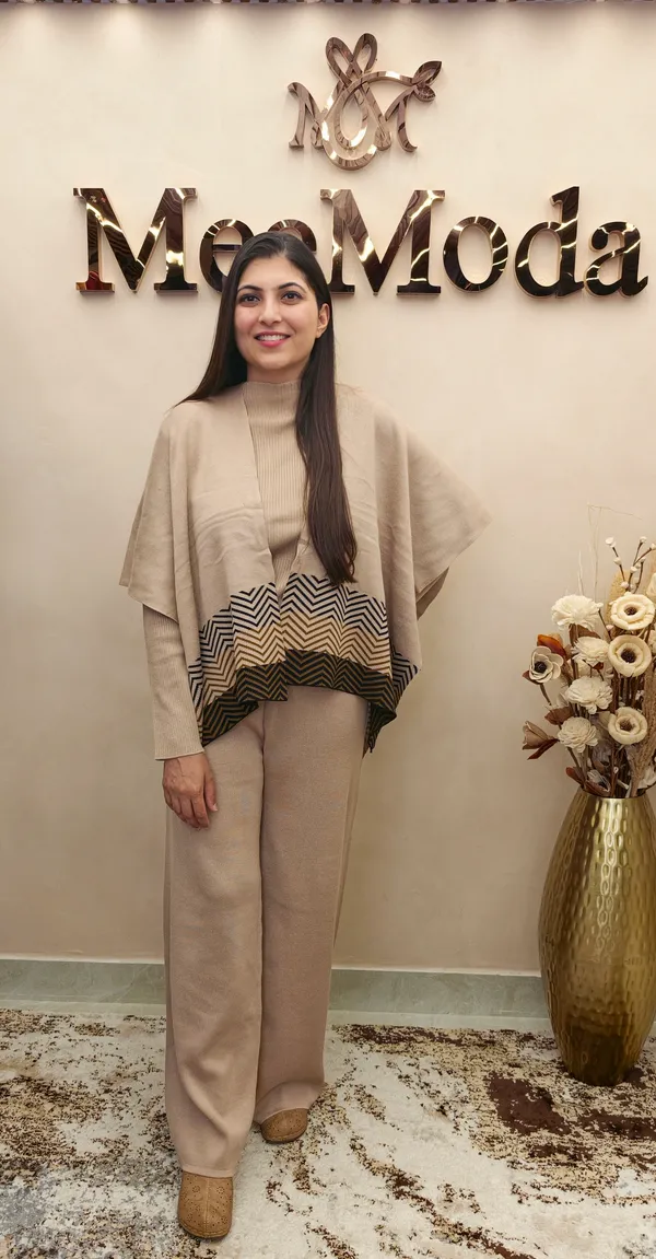 Beige_Knit_Three_Piece_Co_Ord_Set_for_Women