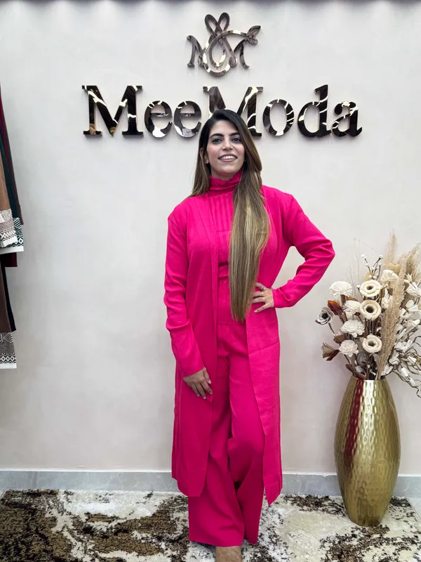 Pink_Ribbed_Three_Piece_Layered_Set_for_Women