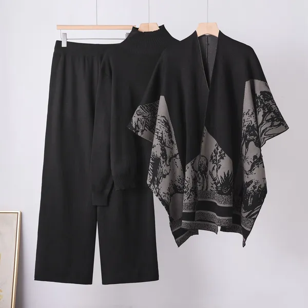 Black_Printed_Relaxed_Fit_3-Piece_Set_for_Women