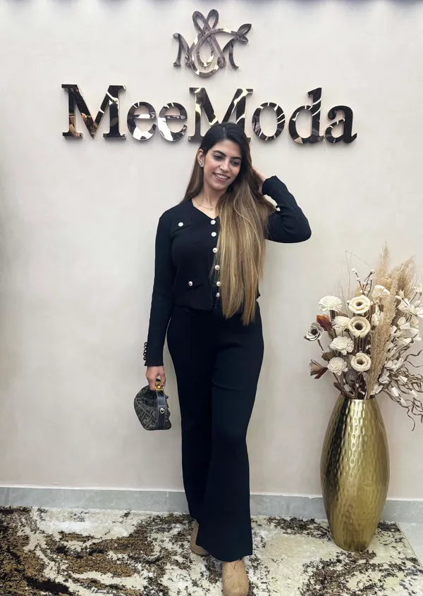 Black_Ribbed_Knit_Jumpsuit_Set_for_Women