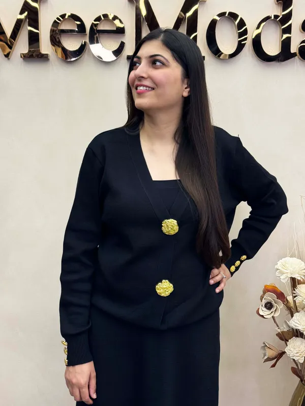 Black_Embellished_Jacket_Style_Dress_for_Women