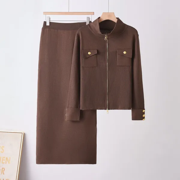 Brown_Ribbed_Co_Ord_Set_for_Women