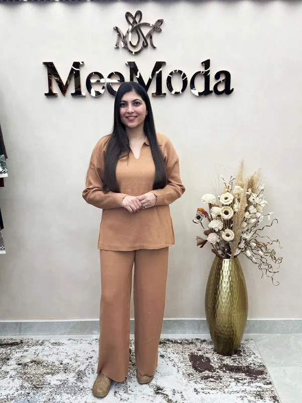 Camel_Ribbed_Knit_Relaxed_Fit_Co-Ord_Set_for_Women