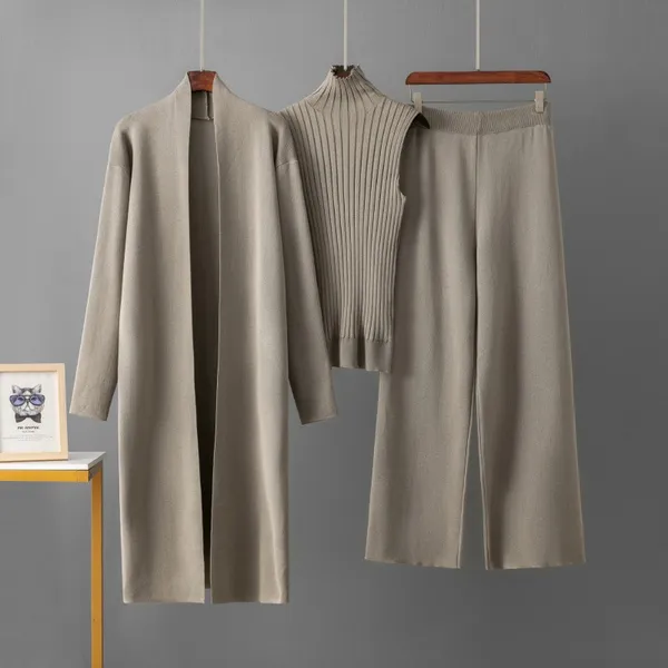 Beige_Knit_Three-Piece_Co-Ord_Set_for_Women