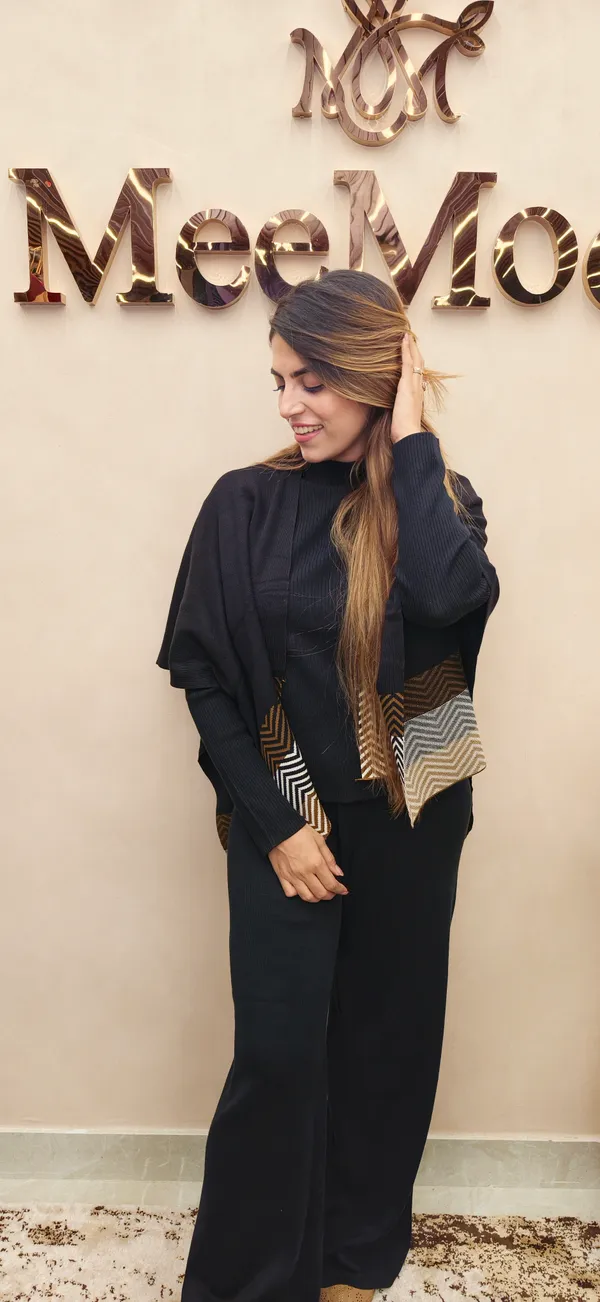Black_Geometric_Print_Three_Piece_Set_for_Women