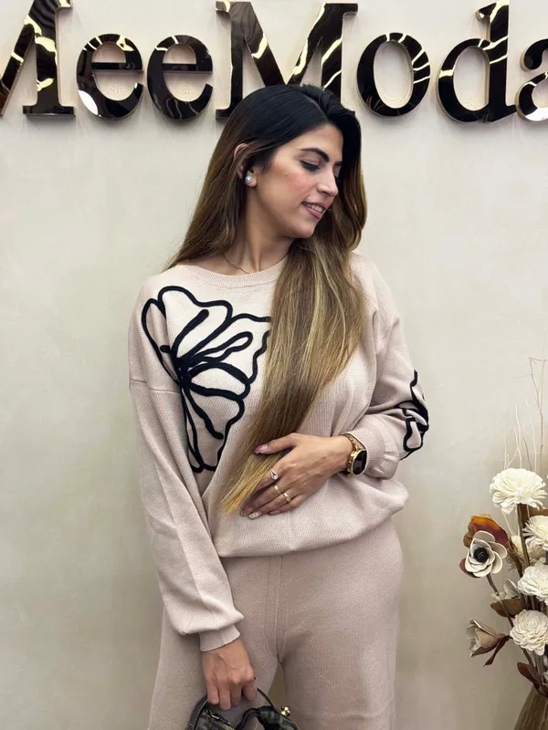 Beige_Knit_Relaxed_Fit_Co-Ord_Set_for_Women