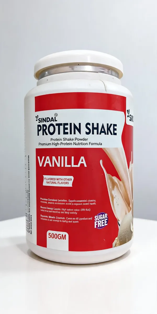 Sindal_Vanilla_Protein_Shake_Powder_500_Gm
