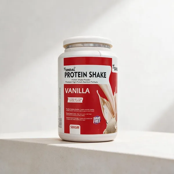 Sindal_Vanilla_Protein_Shake_Powder_500_Gm