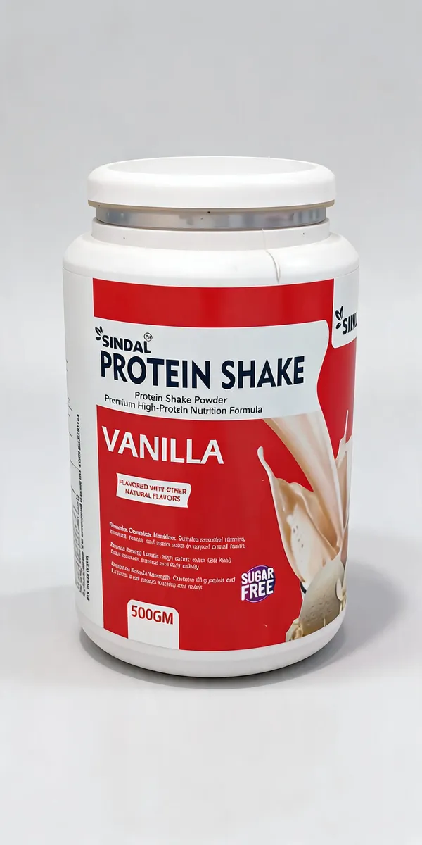 Sindal_Vanilla_Protein_Shake_Powder_500_Gm