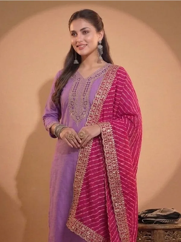 Purple_Embroidered_Straight_Kurta_Set_With_Dupatta_For_Women