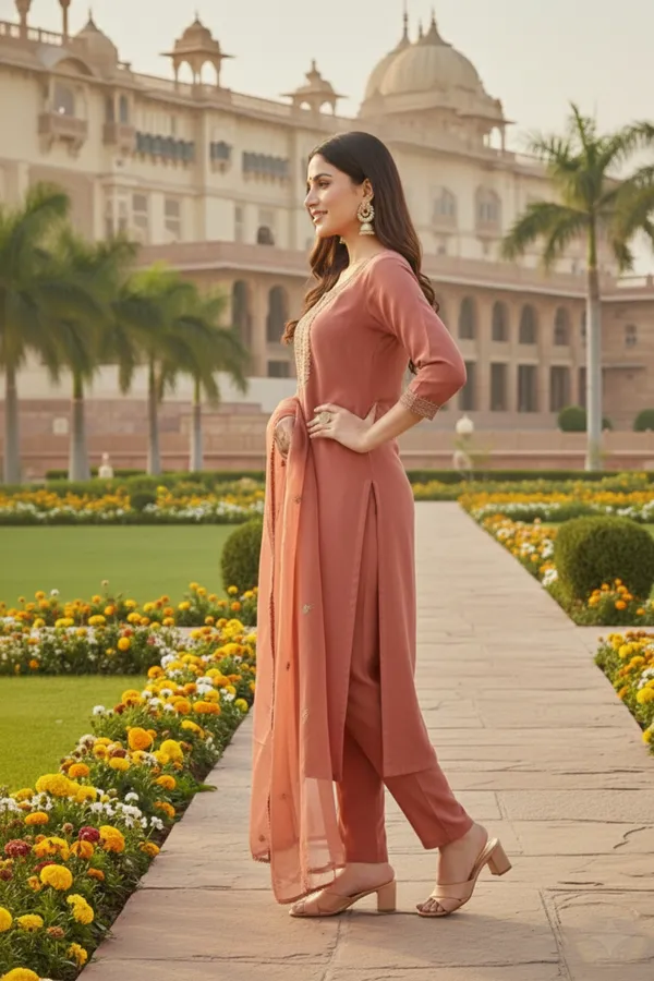 Rose_Embroidered_Straight_Kurta_Set_For_Women