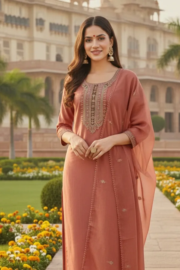Rose_Embroidered_Straight_Kurta_Set_For_Women