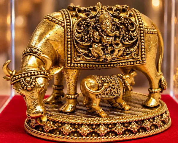 Divya_Shree_BRASS_Kamdhenu_Gau_Mata
