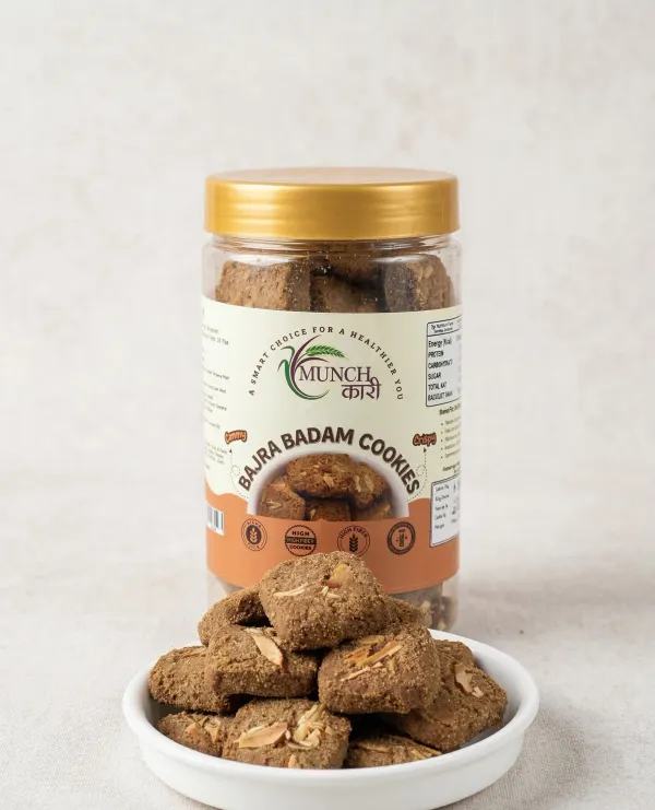 Bajra_Badam_Cookies_Crunchy_Millet_Cookies_Fiber_Rich_Healthy_Snack_Munchkari_250_Gms_Pack_Of_2