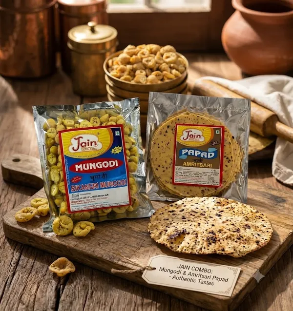 Mungodi_Moong_Dal_Small_Wadi_Non_Spicy_And_Amritsari_Papad_Traditional_Punjabi_Crispy_Papad_With_Authentic_Taste_Jain_Pickle_Wala_Pack_Of_2