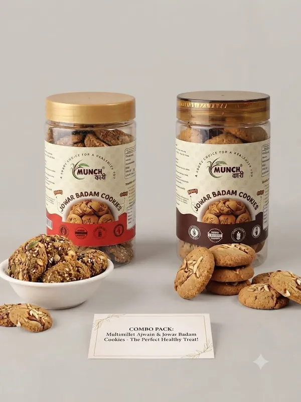 Multimillet_Ajwain_Cookies_Crunchy_Savory_Cookies_With_Ajwain_Flavor_Munchkari_And_Jowar_Badam_Cookies_Almond_Loaded_Crispy_Millet_Cookies_Munchkari_Pack_Of_2