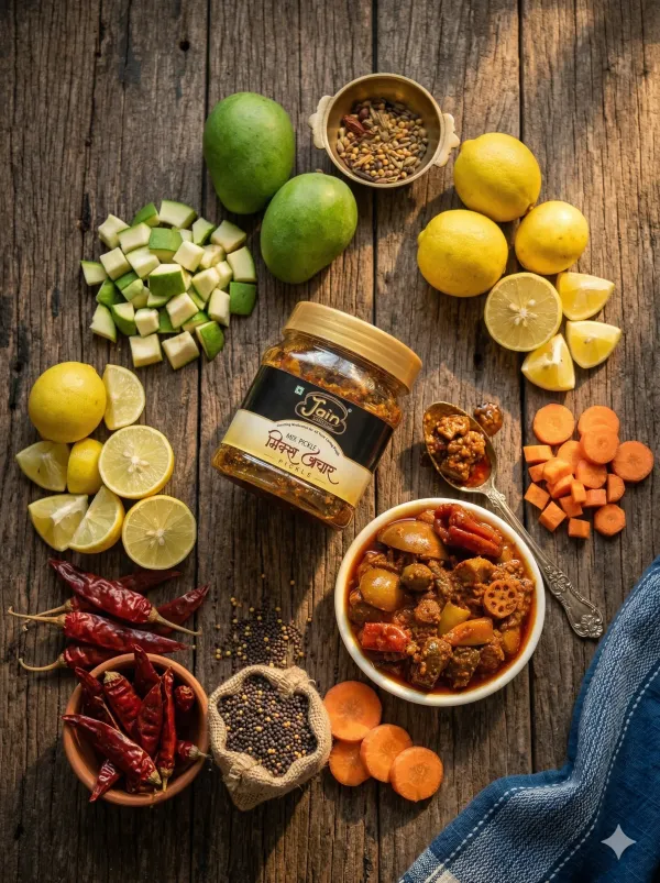 Traditional_Indian_Mixed_Pickle_And_Lime_Sweet_Sour_Pickle_Khatta_Meetha_Nimbu_Achaar_With_Traditional_Indian_Flavors_Jain_Pickle_Wala_Pack_Of_2