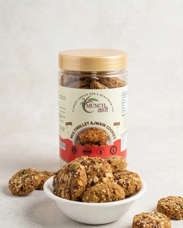 Multimillet_Ajwain_Cookies_Crunchy_Savory_Cookies_With_Ajwain_Flavor_Munchkari_And_Jowar_Badam_Cookies_Almond_Loaded_Crispy_Millet_Cookies_Munchkari_Pack_Of_2
