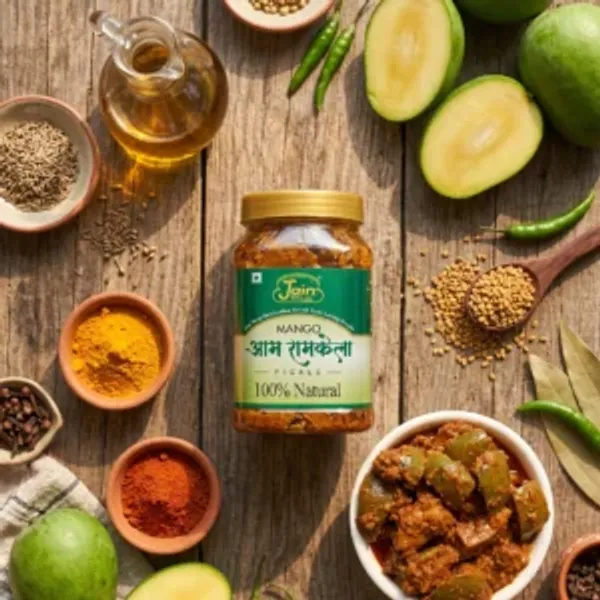 Ramkela_Aam_Mango_Pickle_Traditional_Raw_Mango_Achaar_With_Authentic_Indian_Spices_Jain_Pickle_Wala_And_Gujarati_Chunda_Sun_Ripened_Sweet_Tangy_Mango_Chutney_Jain_Pickle_Wala_500_Gms