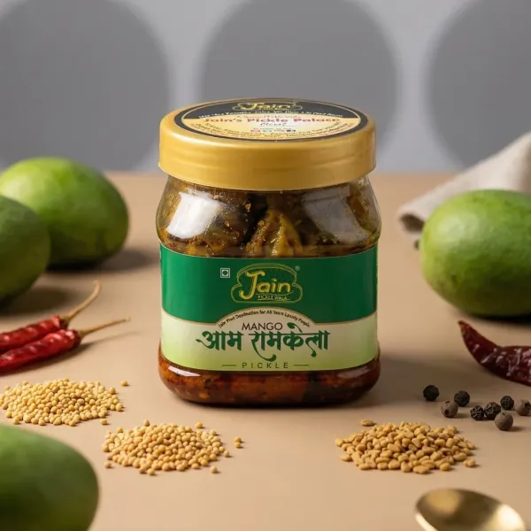 Ramkela_Aam_Mango_Pickle_Traditional_Raw_Mango_Achaar_With_Authentic_Indian_Spices_Jain_Pickle_Wala_And_Gujarati_Chunda_Sun_Ripened_Sweet_Tangy_Mango_Chutney_Jain_Pickle_Wala_500_Gms