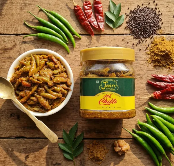 Hot_Green_Chilli_Pickle_400_Gms