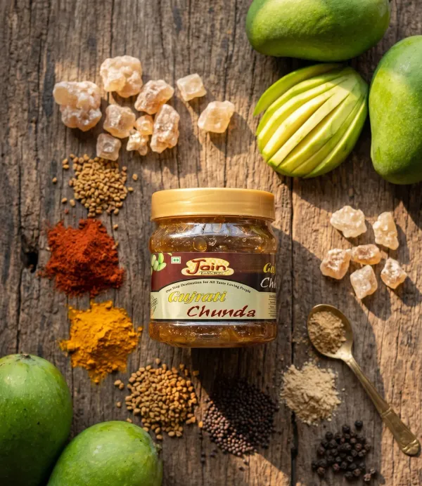 Gujarati_Chunda_Sun_Ripened_Sweet_Tangy_Mango_Chutney_Jain_Pickle_Wala_500_Gms