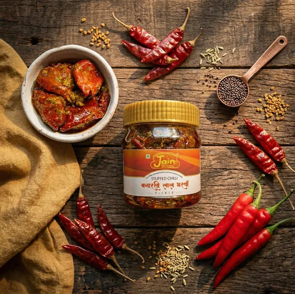 Banarasi_Lal_Bharwa_Red_Chilli_Pickle_Traditional_Stuffed_Red_Chilli_Achaar_400_Gms