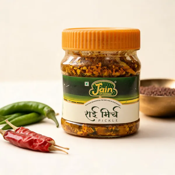 Rai_Mirchi_Pickle_Homemade_Hari_Mirch_Achar_With_Rai_400_Gms