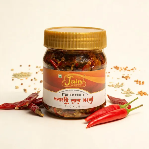 Banarasi_Lal_Bharwa_Red_Chilli_Pickle_Traditional_Stuffed_Red_Chilli_Achaar_400_Gms