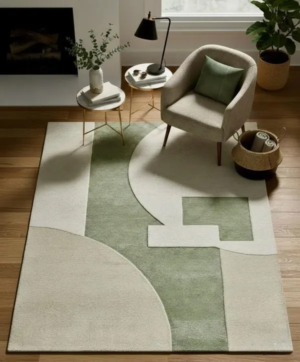 Green_Wool_Contemporary_Geometric_Block_Pattern_Area_Rug