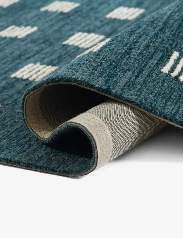 Green_Wool_Blend_Modern_Geometric_Stripe_Area_Rug