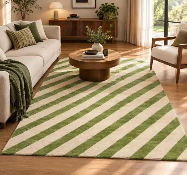 Green_Wool_Contemporary_Diagonal_Stripe_Area_Rug