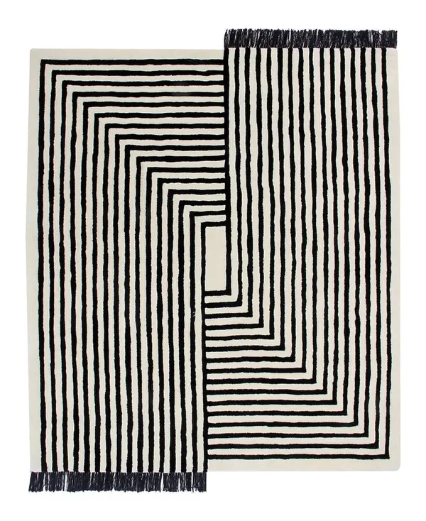 Grey_And_Black_Wool_Contemporary_Black_Geometric_Area_Rug