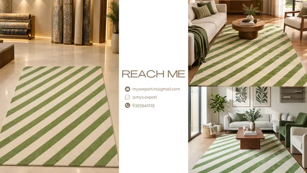 Green_Wool_Contemporary_Diagonal_Stripe_Area_Rug