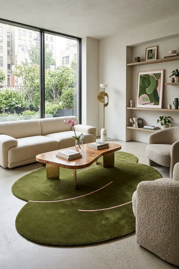 Olive_Green_Wool_Blend_Contemporary_Abstract_Curved_Area_Rug