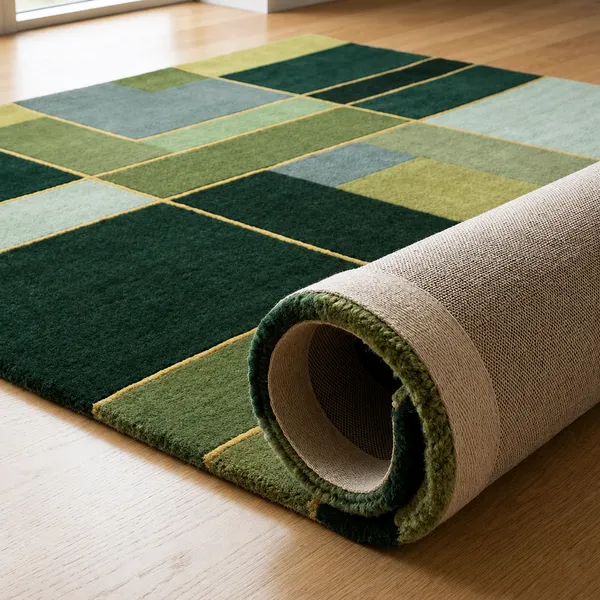 Green_Wool_Contemporary_Geometric_Block_Pattern_Area_Rug