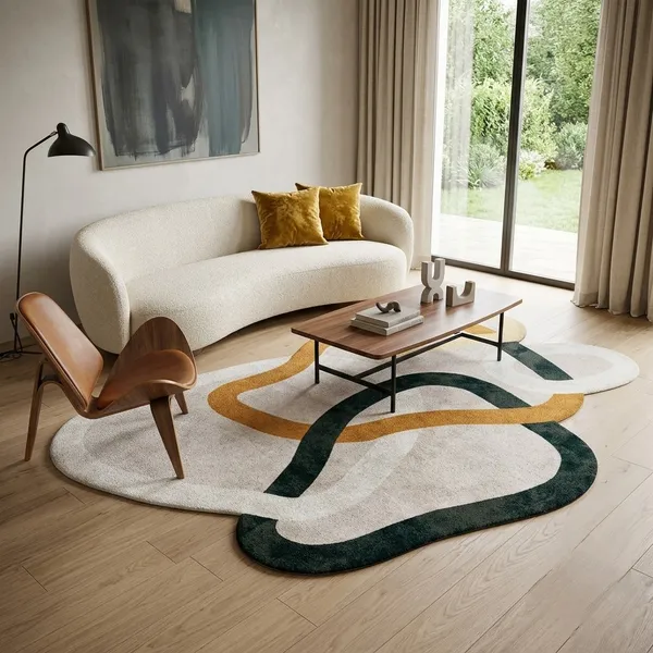 Multicolor_Wool_Viscose_Contemporary_Abstract_Irregular_Area_Rug