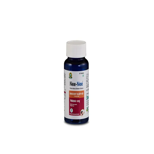 Nee_Nee_Divine_Herbs_&_Modern_Science_I_Innocent_Sleep_Aid_I_Melatonin-5_Mg_I_Added_with_L-Theanine_I_Jatamansi_I_Ashwagandha_I_Tagar_I_Non_Habit_Forming_I_Quality_Nutrition_I_30_Night_Tablets