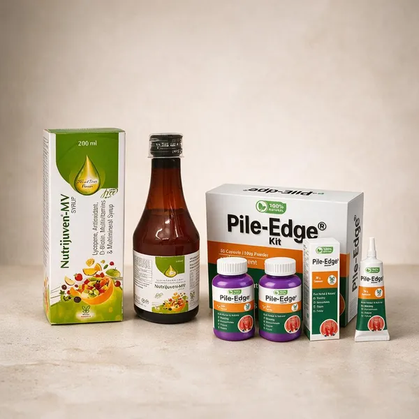 Herbal_Piles_Care_Kit30_Capsules_+_100_GM_Powder_+_30_GM_Ointment_+_Nutrijuven_MV_Multivitamin_&_Multimineral_Syrup200_ML