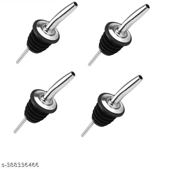 Stainless_Steel_Free-Flow_Bottle_Pourer_Set_Of_4_-_Pack_of_2