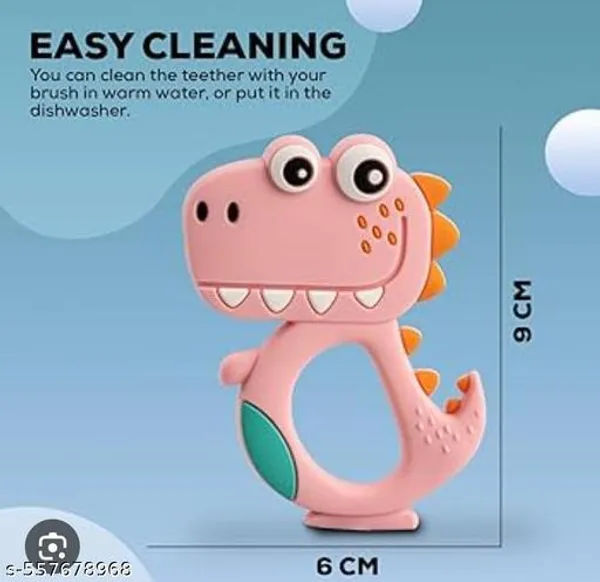 Pink_Silicone_Soft_Textured_Baby_Teether_Toy_For_Infants_-_Pack_of_3