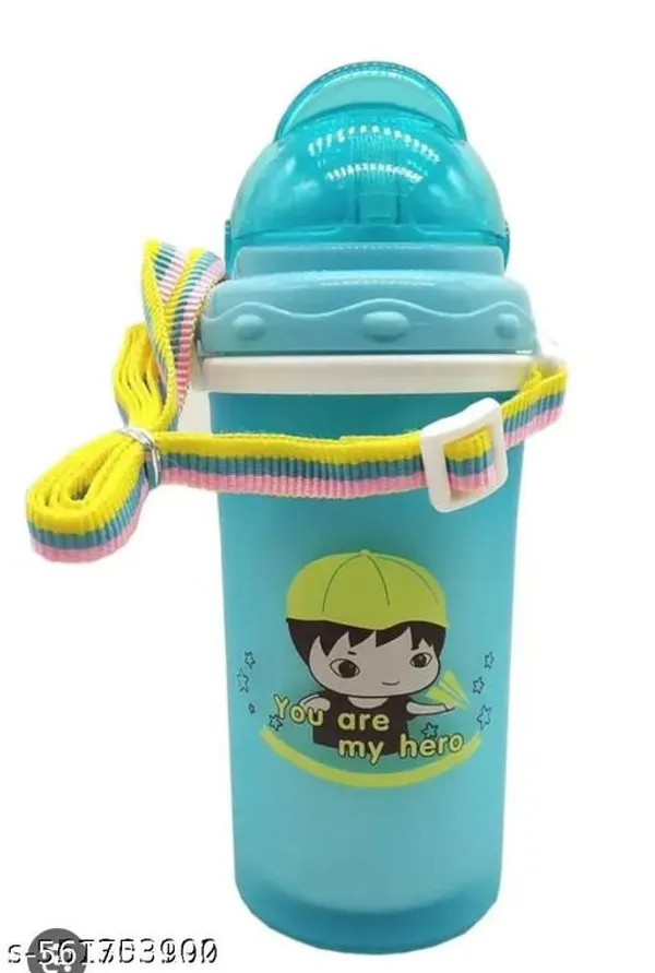 Green_Plastic_Straw_Sipper_Bottle_For_Kids