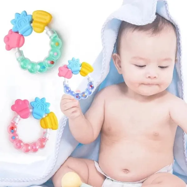 Pink_Silicone_Baby_Rattle_Teether_For_Sensory_Play_-_Pack_of_3